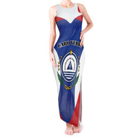 Personalized Cape Verde Coat Of Arms Tank Maxi Dress Sport Style - Wonder Print Shop