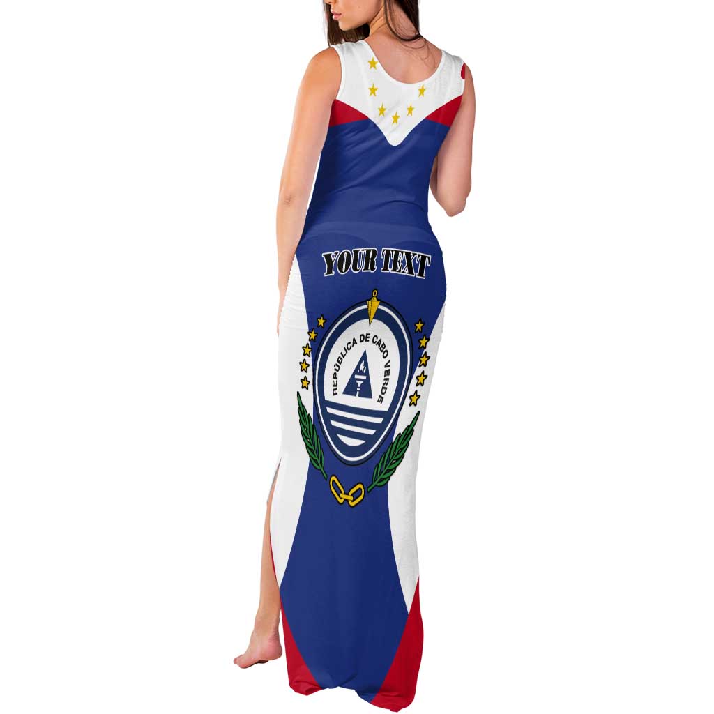 Personalized Cape Verde Coat Of Arms Tank Maxi Dress Sport Style - Wonder Print Shop
