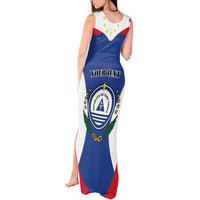 Personalized Cape Verde Coat Of Arms Tank Maxi Dress Sport Style - Wonder Print Shop