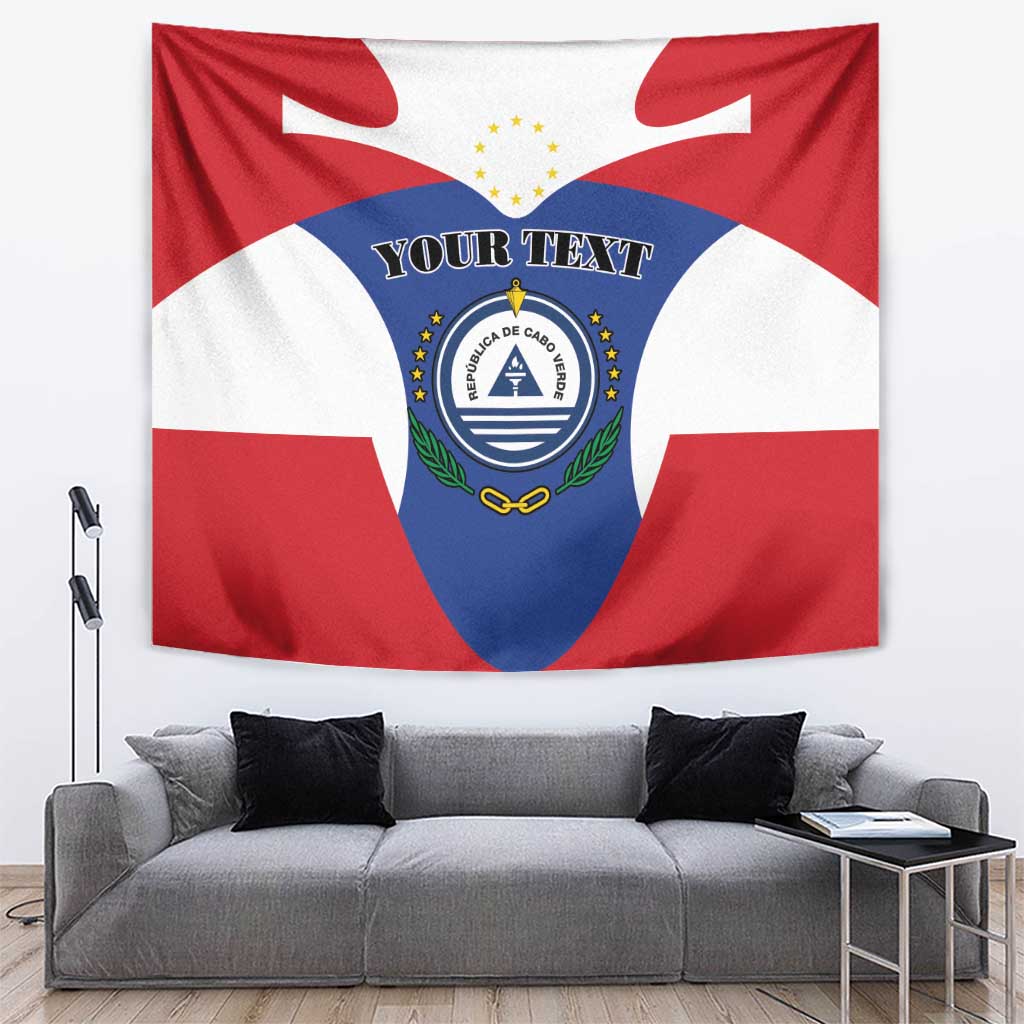 Personalized Cape Verde Coat Of Arms Tapestry Sport Style - Wonder Print Shop