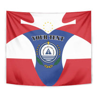 Personalized Cape Verde Coat Of Arms Tapestry Sport Style - Wonder Print Shop