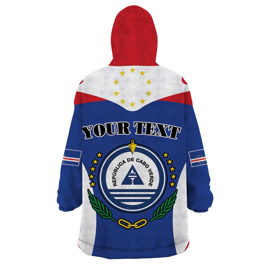 Personalized Cape Verde Coat Of Arms Wearable Blanket Hoodie Sport Style - Wonder Print Shop