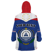 Personalized Cape Verde Coat Of Arms Wearable Blanket Hoodie Sport Style - Wonder Print Shop