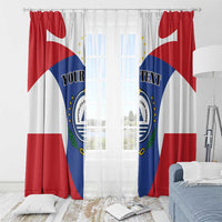Personalized Cape Verde Coat Of Arms Window Curtain Sport Style - Wonder Print Shop