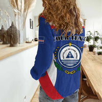 Personalized Cape Verde Coat Of Arms Women Casual Shirt Sport Style - Wonder Print Shop