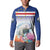Cape Verde Manatee Button Sweatshirt Coral Reef With Flag Style - Wonder Print Shop