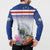 Cape Verde Manatee Button Sweatshirt Coral Reef With Flag Style - Wonder Print Shop