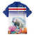 Cape Verde Manatee Family Matching Mermaid Dress and Hawaiian Shirt Coral Reef With Flag Style - Wonder Print Shop
