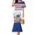 Cape Verde Manatee Family Matching Mermaid Dress and Hawaiian Shirt Coral Reef With Flag Style - Wonder Print Shop