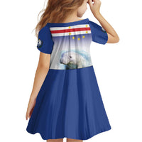 Cape Verde Manatee Family Matching Off Shoulder Maxi Dress and Hawaiian Shirt Coral Reef With Flag Style - Wonder Print Shop