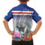 Cape Verde Manatee Family Matching Off Shoulder Short Dress and Hawaiian Shirt Coral Reef With Flag Style - Wonder Print Shop