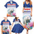 Cape Verde Manatee Family Matching Summer Maxi Dress and Hawaiian Shirt Coral Reef With Flag Style - Wonder Print Shop