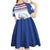 Cape Verde Manatee Kid Short Sleeve Dress Coral Reef With Flag Style - Wonder Print Shop
