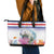 Cape Verde Manatee Leather Tote Bag Coral Reef With Flag Style - Wonder Print Shop