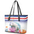 Cape Verde Manatee Leather Tote Bag Coral Reef With Flag Style - Wonder Print Shop