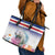 Cape Verde Manatee Leather Tote Bag Coral Reef With Flag Style - Wonder Print Shop
