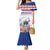 Cape Verde Manatee Mermaid Dress Coral Reef With Flag Style - Wonder Print Shop