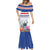 Cape Verde Manatee Mermaid Dress Coral Reef With Flag Style - Wonder Print Shop