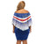 Cape Verde Manatee Off Shoulder Short Dress Coral Reef With Flag Style - Wonder Print Shop