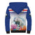 Cape Verde Manatee Sherpa Hoodie Coral Reef With Flag Style - Wonder Print Shop