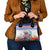Cape Verde Manatee Shoulder Handbag Coral Reef With Flag Style