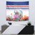 Cape Verde Manatee Tapestry Coral Reef With Flag Style - Wonder Print Shop