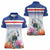 Cape Verde Manatee Women Polo Shirt Coral Reef With Flag Style - Wonder Print Shop