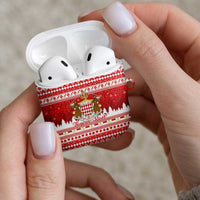 Monaco Christmas AirPods Case Joyeux Noel Coat Of Arms - Wonder Print Shop