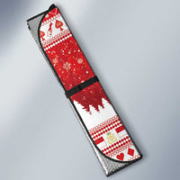 Monaco Christmas Auto Sun Shade Joyeux Noel Coat Of Arms - Wonder Print Shop