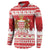 Monaco Christmas Button Sweatshirt Joyeux Noel Coat Of Arms - Wonder Print Shop