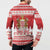 Monaco Christmas Button Sweatshirt Joyeux Noel Coat Of Arms - Wonder Print Shop