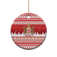 Monaco Christmas Ceramic Ornament Joyeux Noel Coat Of Arms - Wonder Print Shop