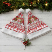 Monaco Christmas Santa Hat Joyeux Noel Coat Of Arms - Wonder Print Shop