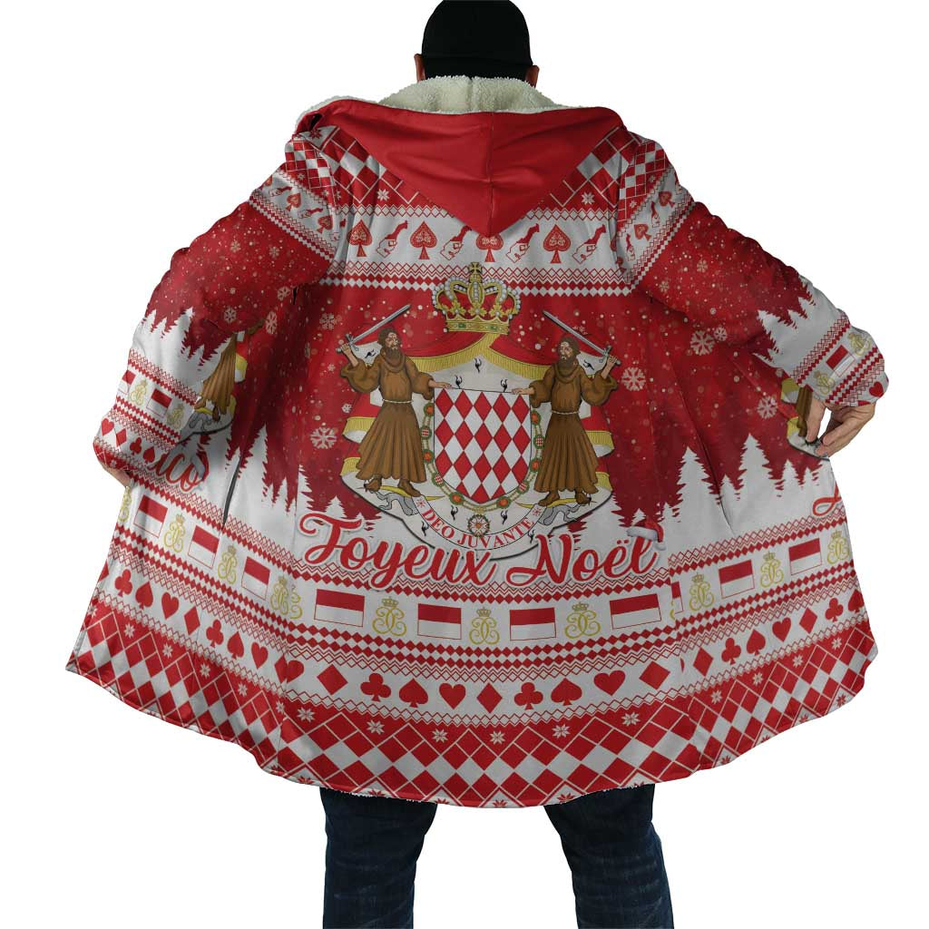 Monaco Christmas Cloak Joyeux Noel Coat Of Arms - Wonder Print Shop