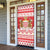 Monaco Christmas Door Cover Joyeux Noel Coat Of Arms - Wonder Print Shop
