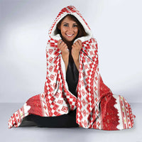 Monaco Christmas Hooded Blanket Joyeux Noel Coat Of Arms - Wonder Print Shop