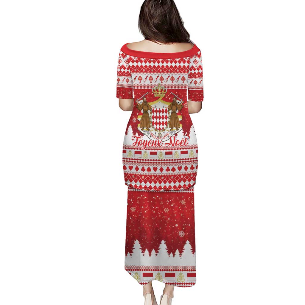 Monaco Christmas Puletasi Joyeux Noel Coat Of Arms - Wonder Print Shop