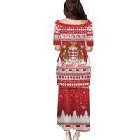 Monaco Christmas Puletasi Joyeux Noel Coat Of Arms - Wonder Print Shop