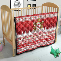 Monaco Christmas Quilt Joyeux Noel Coat Of Arms - Wonder Print Shop