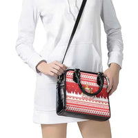 Monaco Christmas Shoulder Handbag Joyeux Noel Coat Of Arms - Wonder Print Shop