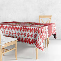 Monaco Christmas Tablecloth Joyeux Noel Coat Of Arms - Wonder Print Shop