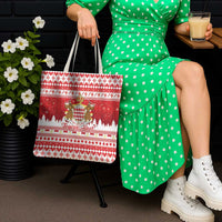 Monaco Christmas Tote Bag Joyeux Noel Coat Of Arms - Wonder Print Shop