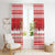 Monaco Christmas Window Curtain Joyeux Noel Coat Of Arms - Wonder Print Shop