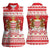 Monaco Christmas Women Sleeveless Polo Shirt Joyeux Noel Coat Of Arms - Wonder Print Shop
