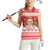 Monaco Christmas Women Sleeveless Polo Shirt Joyeux Noel Coat Of Arms - Wonder Print Shop