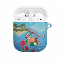 Monaco Christmas AirPods Case Swimming Santa Claus - Wonder Print Shop
