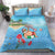 Monaco Christmas Bedding Set Swimming Santa Claus - Wonder Print Shop