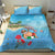 Monaco Christmas Bedding Set Swimming Santa Claus - Wonder Print Shop