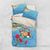 Monaco Christmas Bedding Set Swimming Santa Claus - Wonder Print Shop