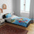 Monaco Christmas Bedding Set Swimming Santa Claus - Wonder Print Shop